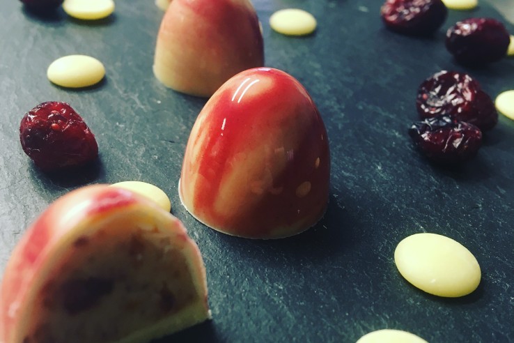 Hausgemachte Pralinen